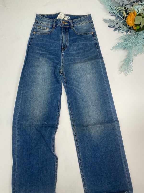 Quần jeans nữ ống suông - Ảnh 3