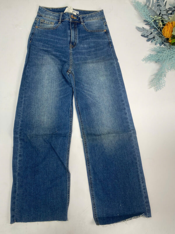 Quần jeans nữ ống suông - Ảnh 2