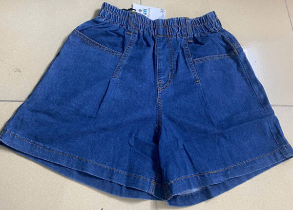 Quần short jeans nữ gấu thường