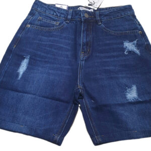 Quần Jeans Nữ Lửng Trên Gối Rách
