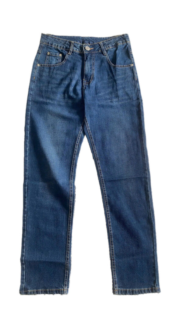 Quần Jeans Nam Ống Đứng Mài Nhẹ