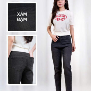 Quần Jeans Nữ Boy Trơn