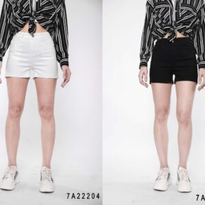 Quần short nữ trơn gấu thường