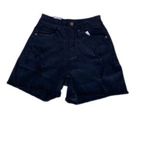Quần Short Jeans Nữ Tua Lai Xẻ Tà Rách
