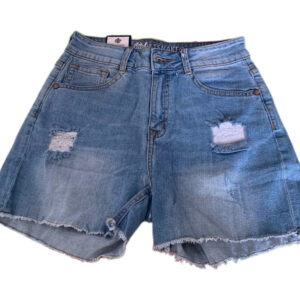 Quần Short Jeans Nữ Cạp Cao Dáng A