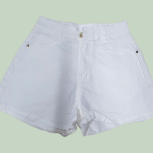 Quần Short Nữ Trắng Basic