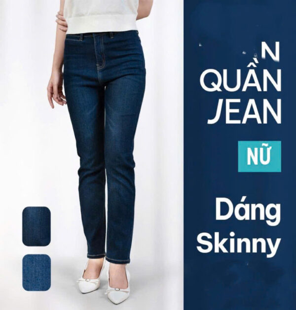 Quần Jeans Nữ Dáng Skinny